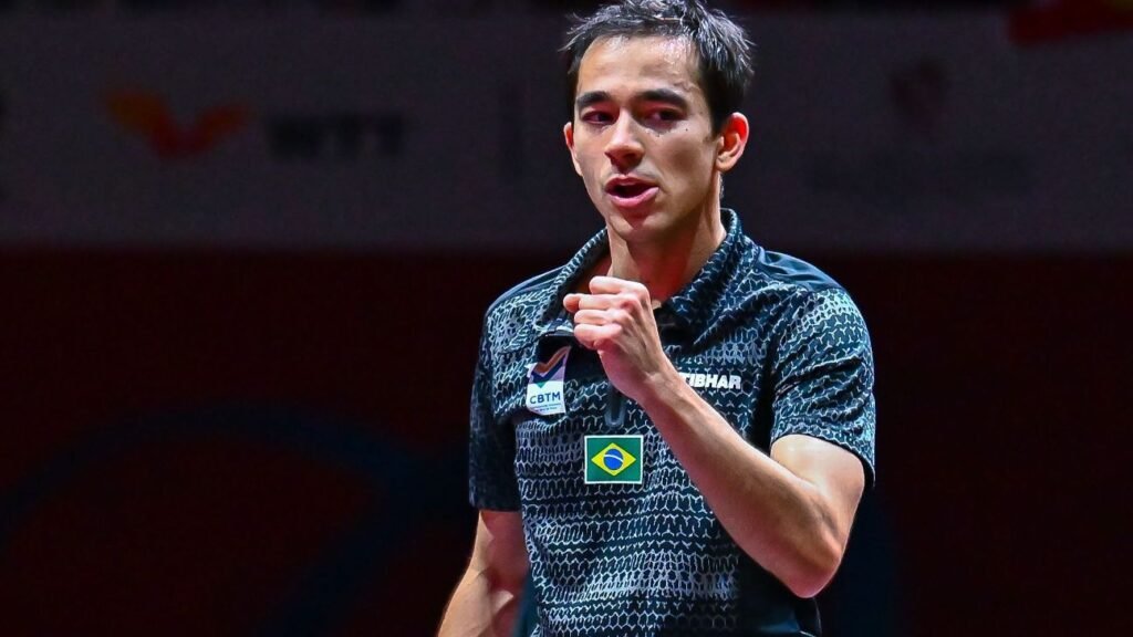 Calderano perde para chinês nº 2 do ranking e fica com vice histórico no Mundial de tênis de mesa
