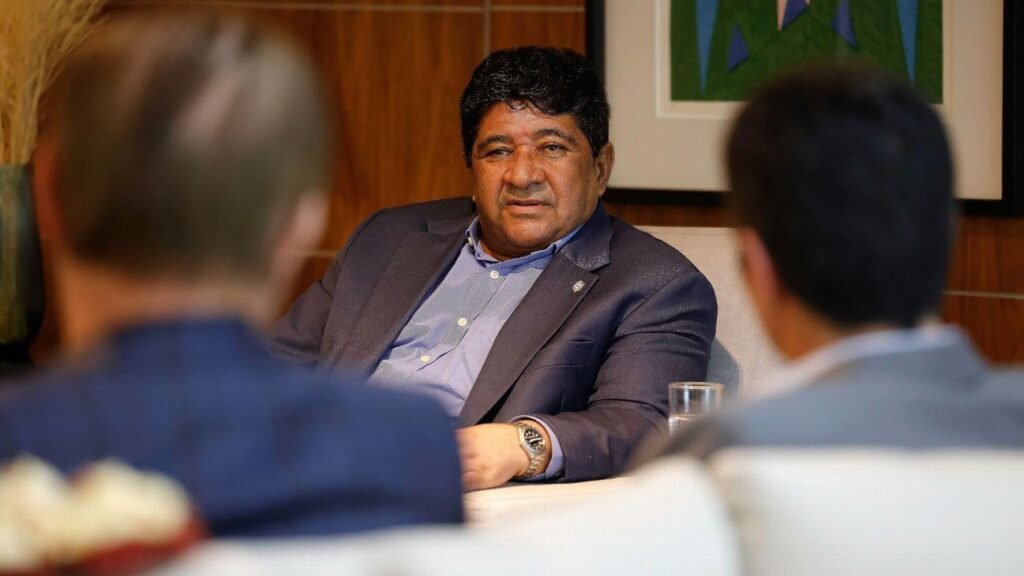 Ednaldo reúne presidentes de Federações e diz que está 'sob ataque' na CBF