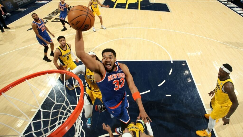 Knicks vencem Pacers com último quarto avassalador de Towns