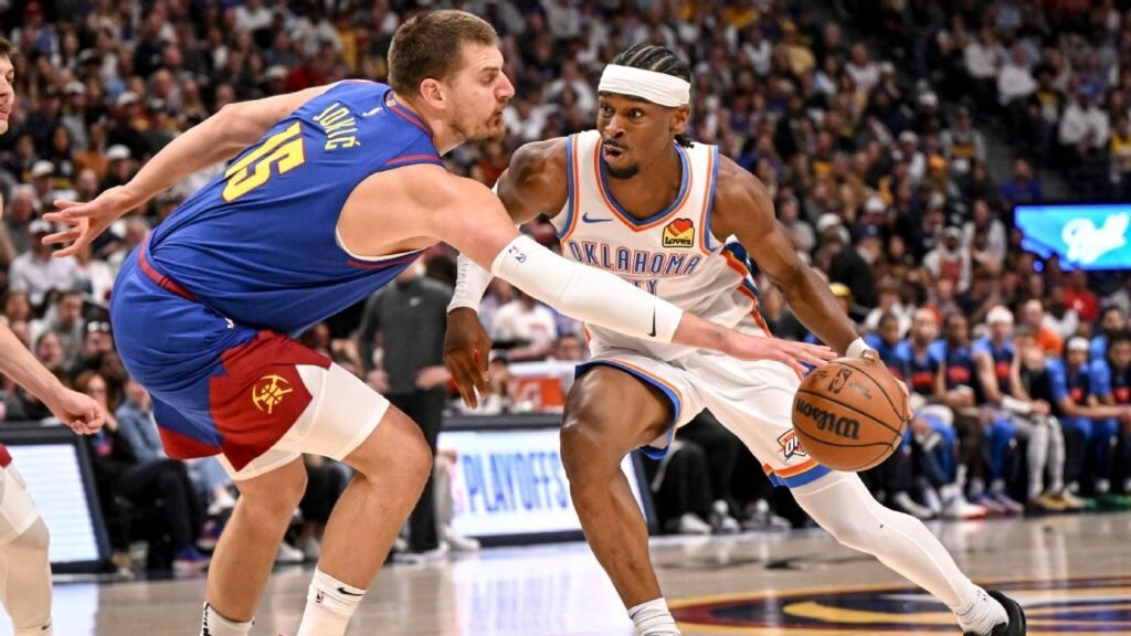 Nuggets vencem Thunder na prorrogação e abre 2 a 1 na semifinal