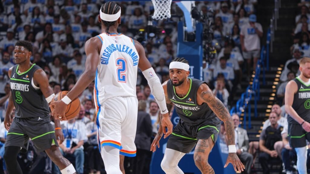 Quem é o primo que tem que parar o MVP da NBA em Thunder x Wolves