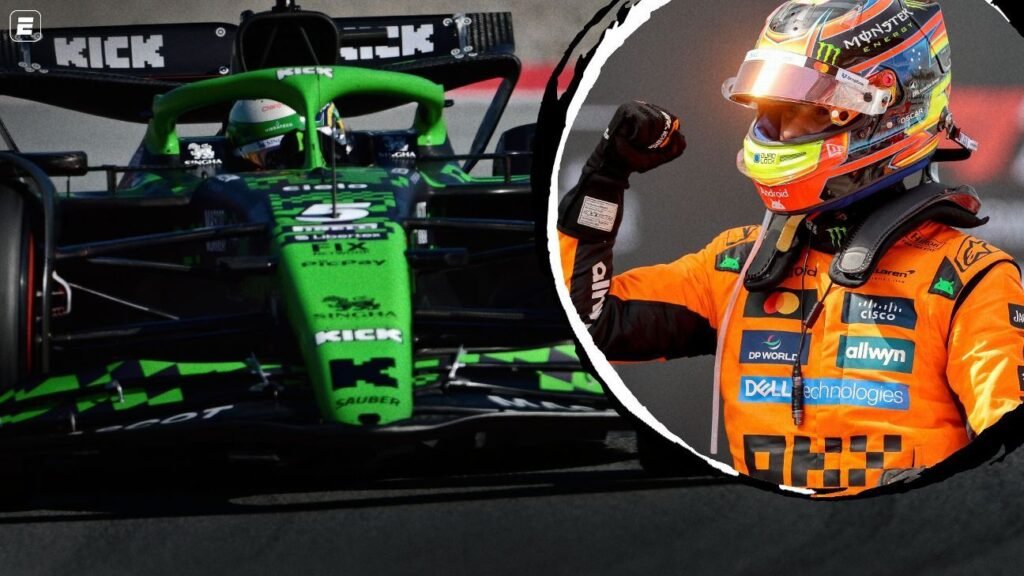 F1: Bortoleto 'flerta' com zona de pontos, mas termina em 12º na Espanha; Piastri vence