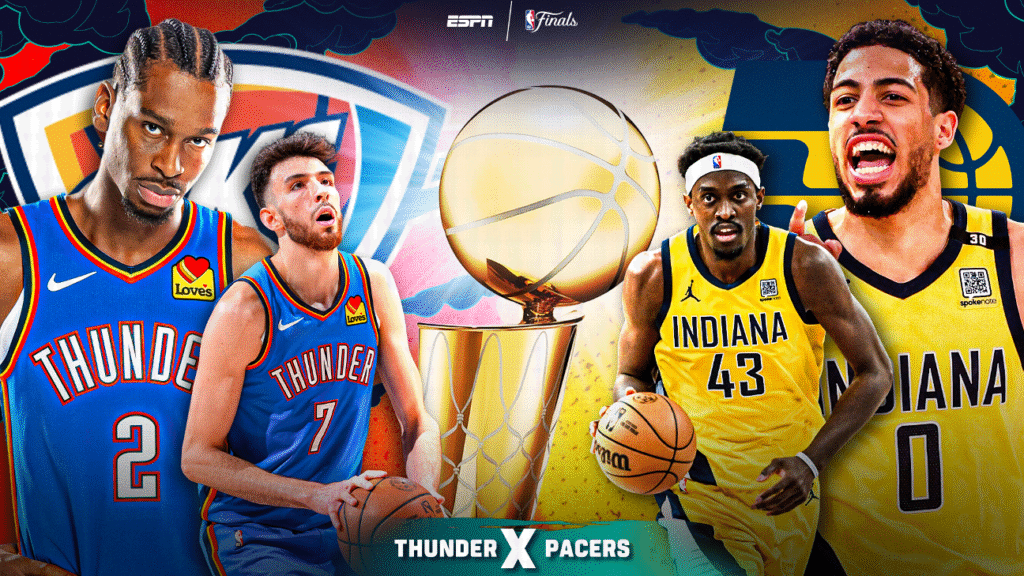 Finais da NBA: tudo que você precisa saber sobre Thunder x Pacers