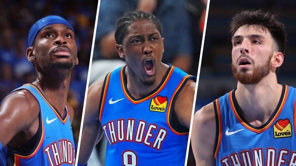 Mais de 4,5 bilhões de reais: Thunder garante renovações recordes para seu 'Big 3'