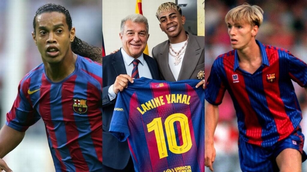 Os camisas 10 do Barcelona antes de Lamine Yamal