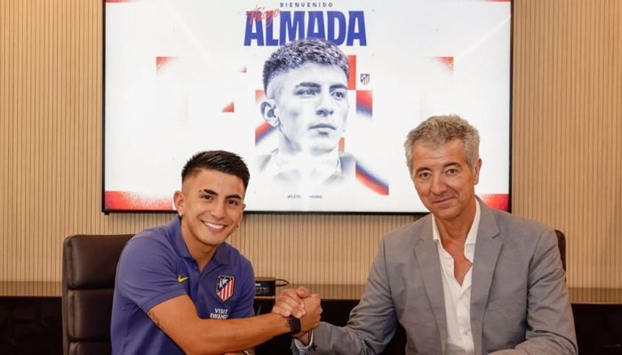 Atlético de Madrid anuncia contratação de Thiago Almada