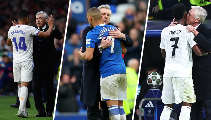 Casemiro, Richarlison e Vini Jr.: o passado de Ancelotti com trio da seleção