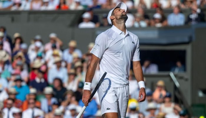 Djokovic desabafa após queda em Wimbledon: 'Impossível ganhar uma partida assim'