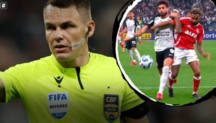 Ele-joga-a-perna-CBF-divulga-audio-do-VAR-com.jpeg 'Ele joga a perna': CBF divulga áudio do VAR com lance que revoltou Inter contra o Corinthians