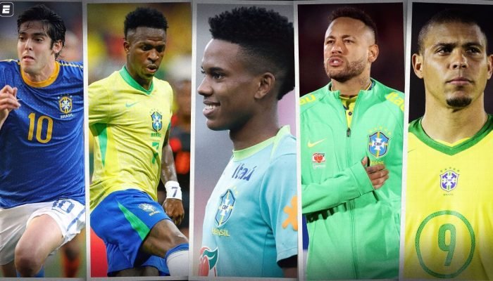 Estêvão titular da seleção: como foram as estreias de craques do Brasil