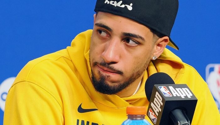Haliburton-minimiza-lesao-Sao-as-Finais-da-NBA-se-eu.jpeg Haliburton minimiza lesão: 'São as Finais da NBA; se eu puder andar, vou jogar'