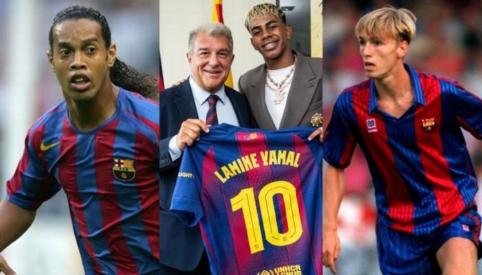 Os camisas 10 do Barcelona antes de Lamine Yamal