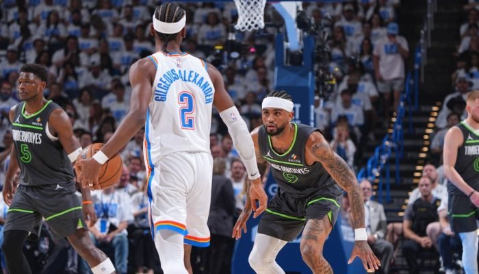 Quem é o primo que tem que parar o MVP da NBA em Thunder x Wolves