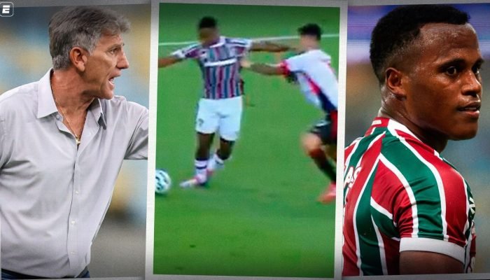 Tem-um-agarrao-mas-o-audio-do-VAR-sobre-lance.jpeg 'Tem um agarrão, mas...': o áudio do VAR sobre lance do Fluminense que deixou Renato na bronca